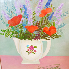 Tableau naïf encadré Vintage