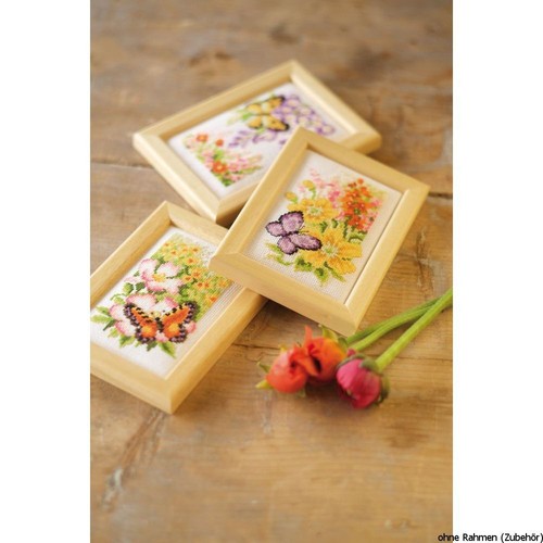 Vervaco miniatures fleurs et - vervaco, "fleurs