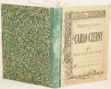 Carl Czerny Le École de La Vitesse Neuf Etudes Mécanisme 1895 Partitions Musique