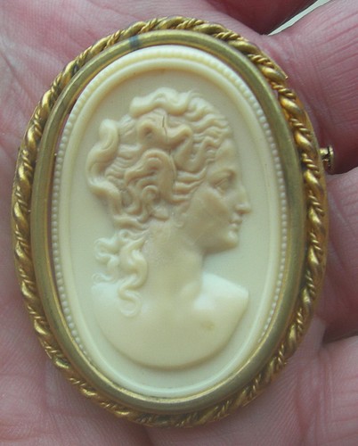 Ancienne broche camée - ancienne,