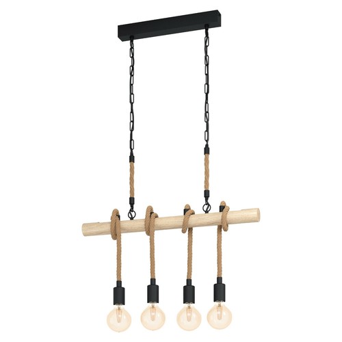 Lustre vintage rustique - lustre,