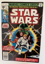 Marvel Star Wars July 1977, Number 1, Volume 1, Mid Grade