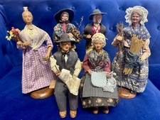 Lot ancien : 6 santons de