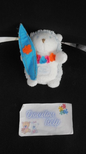 Doudou peluche hérisson bleu - doudou,