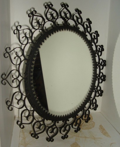 Ancien miroir fer - ancien,