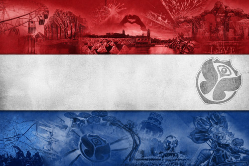 Tomorrowland netherland flag - tomorrowland,