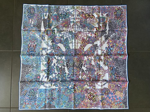 Foulard carré hermès soie - foulard,