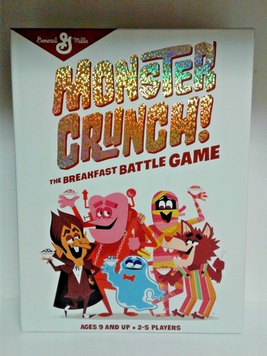 Monster crunch cereal - crunch, game