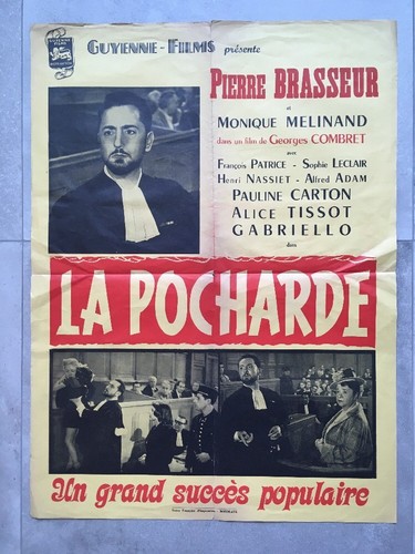 Affiche originale pocharde - affiche,
