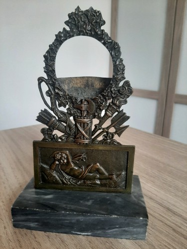 Porte montre bronze 19ème - bronze, 19ème/