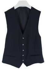 Gilet Ferrara Suitsupply Homme UK 40 En Lin Alpaga Soie Boutonné