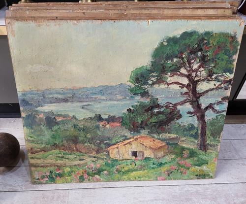 Tableau romand maison au - tableau, a.romand