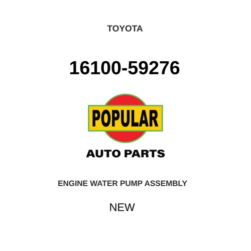 Pompe eau moteur toyota - à,