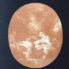 Etiquette Ancienne pour Boîte De Dragées Confiserie XIXè French Victorian