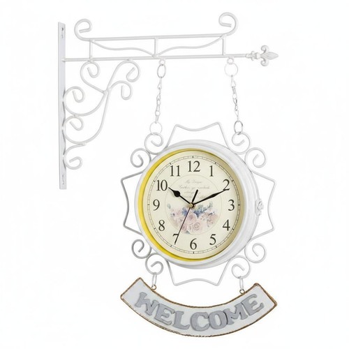 Horloge murale double - murale,