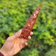 Athame en obsidienne acajou -