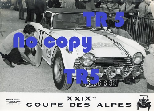 Triumph tr5 rallye coupe - tr5, des
