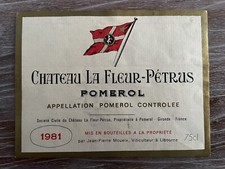 Étiquette Château La Fleur