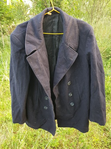 Veste ancien bleue caban - ancien,