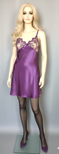 Jolie Nuisette satin dentelle CAP CALIN Taille S 36 US6 UK10 EU34