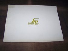 Top Rarity Stunning Brochure Folder Citroen SM 1970!!!