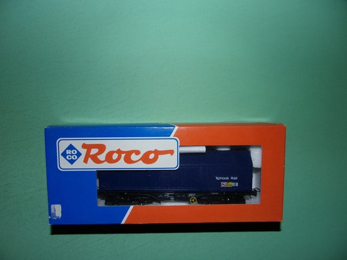 Roco wagon téléscopique bleu - téléscopique,