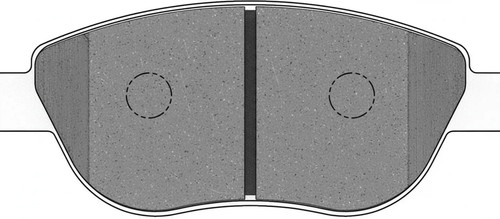 Plaquettes frein fcp1467h - plaquettes,