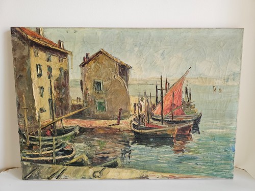 Tableau huile sur - sur, toile