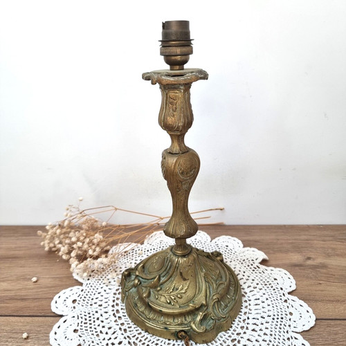 Pied lampe fabriqué - lampe,