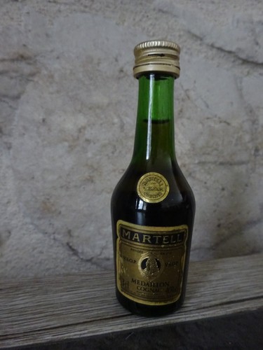 Mignonnette bouteille martell - bouteille,
