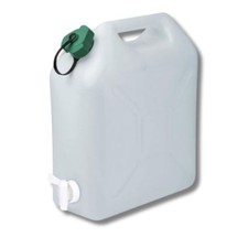 EDA - Bidon à Eau 10 L - Jerrican Extra Fort avec Bouchon Simple et Robinet -...