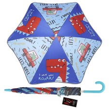 Enfants Bâton Parapluie Marche Eau Vent UV Protection Dessin Animé Brolly 101cm