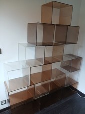 bibliothèque blocs plexi