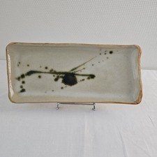 Plat A Cake Poterie De La Colombe Madeleine Brault Grès Années 60