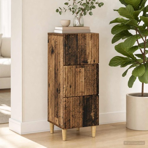 Armoire tiroirs bois - armoire,