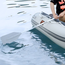 VEVOR Annexe Gonflable Bateau Pneumatique Pour 4 Personnes Avec Plancher En Bois