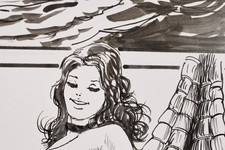 MANARA!! Jolanda de Almaviva original table no. 42 page 84 25x35cm approx.