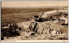 Postcard. Polurrian Cliffs and Cove. Helston. Cornwall.