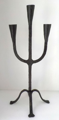 Art brut superbe candélabre - art,