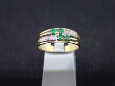 Bague en or jaune 750/ème de