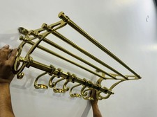 Porte-manteau ancien en laiton