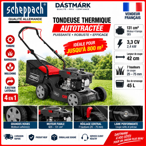 Tondeuse gazon thermique - tondeuse,