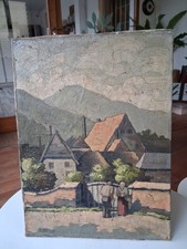 Peinture Huile Sur Panneau