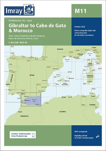 Imray series m11 gibraltar - imray, m