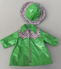 Vintage Doll Outfit 55cm Waterproof And Her Rain Hat Scratched Caprice