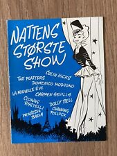 Europa di notte Alba Arnova, The Princesse Badia 1959 Danish Movie Program