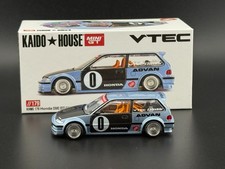 Kaido House x Mini GT Honda Civic (EF) Kaido Roulette V1 Light Blue #179 1/64