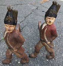 HESSIAN SOLDIERS PAIR ANTIQUE