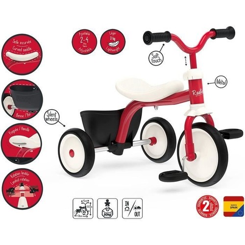Tricycle smoby rookie - tricycle,