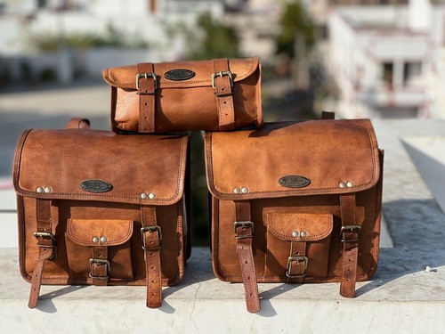 Sacoches cuir pour moto - en,